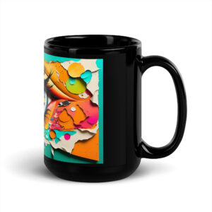 "Eye Is Watching You" Black Glossy Mug