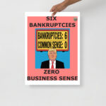 "6 Bankruptcies" - Poster
