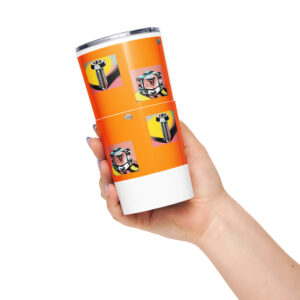 "ICE, Have A Blessed Day" - Tapered stainless steel tumbler