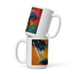 "Grow Your Own Way" White glossy mug