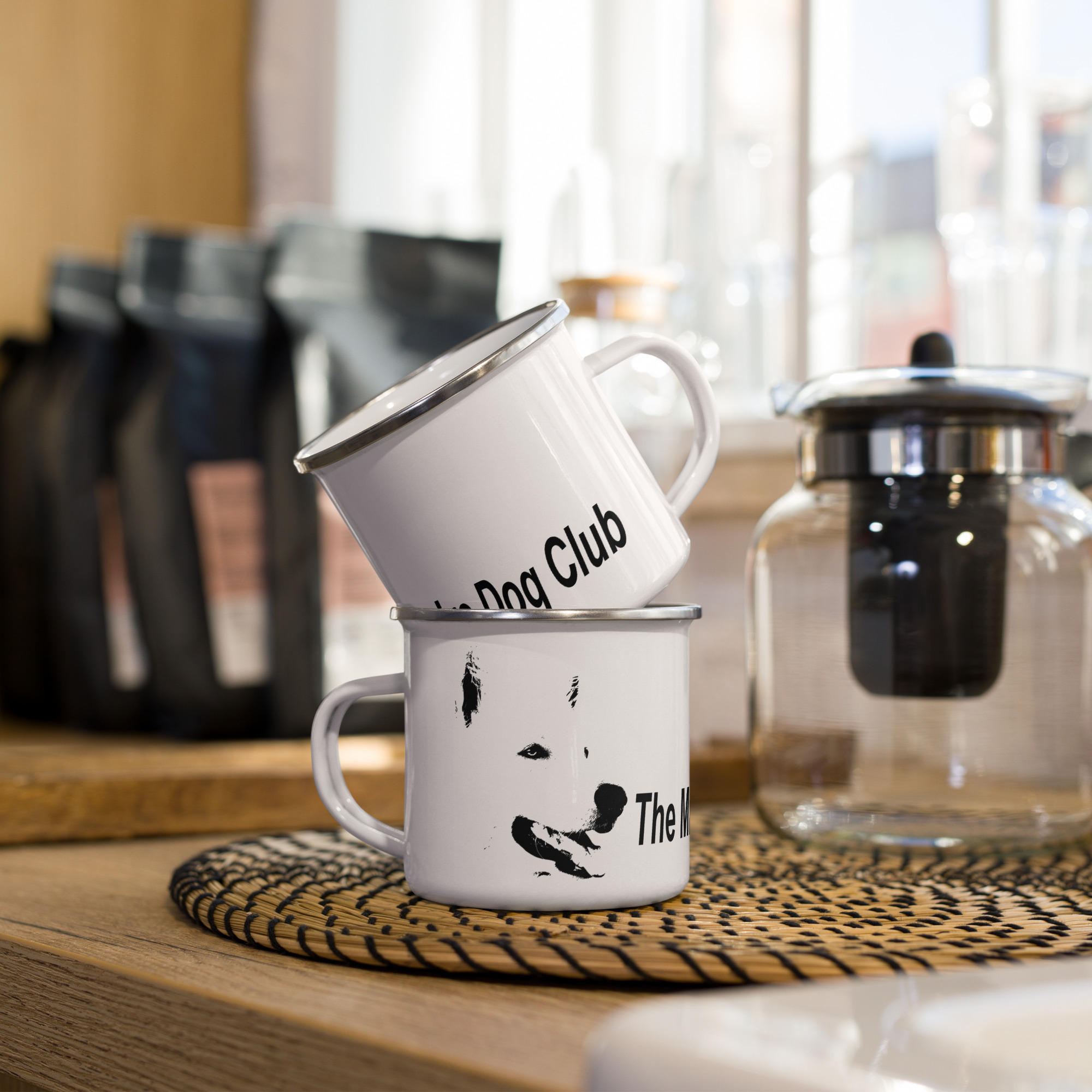 Tin Cup Watchdog #22 - Enamel Mug