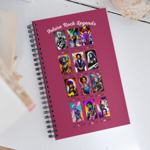 Future Rock Legends Club - Spiral notebook #2
