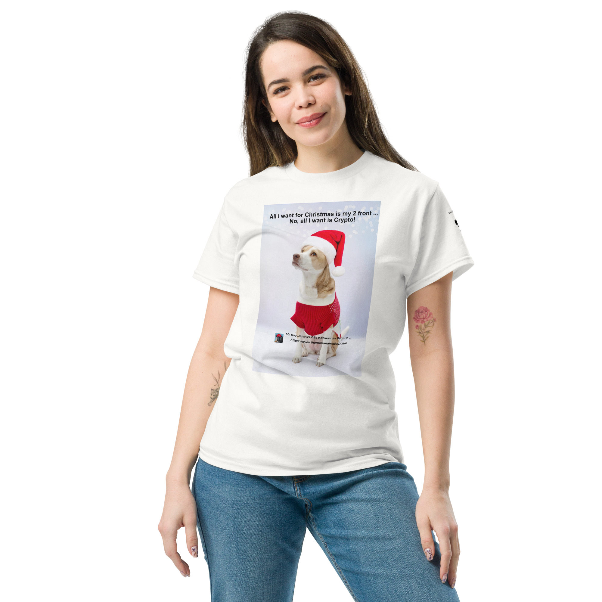 All I want for Christmas is .... Crypto! - Unisex classic tee - Image 7
