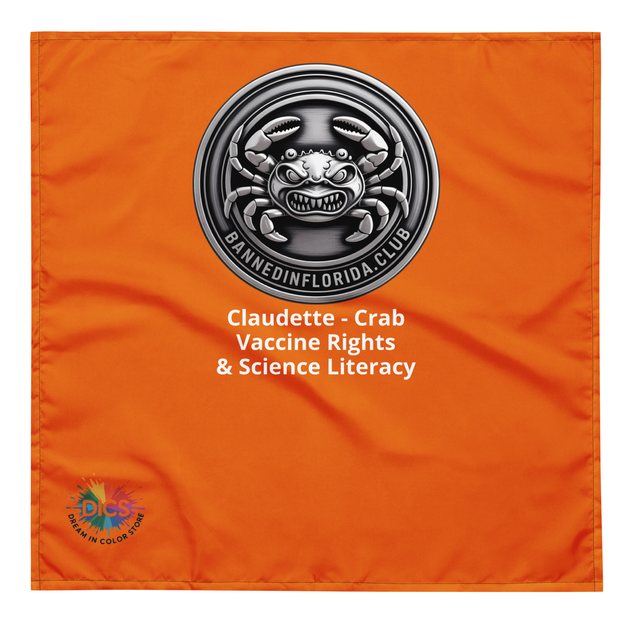 Claudette - Crab (Vaccine Rights & Science Literacy) BIFC Protest Badana