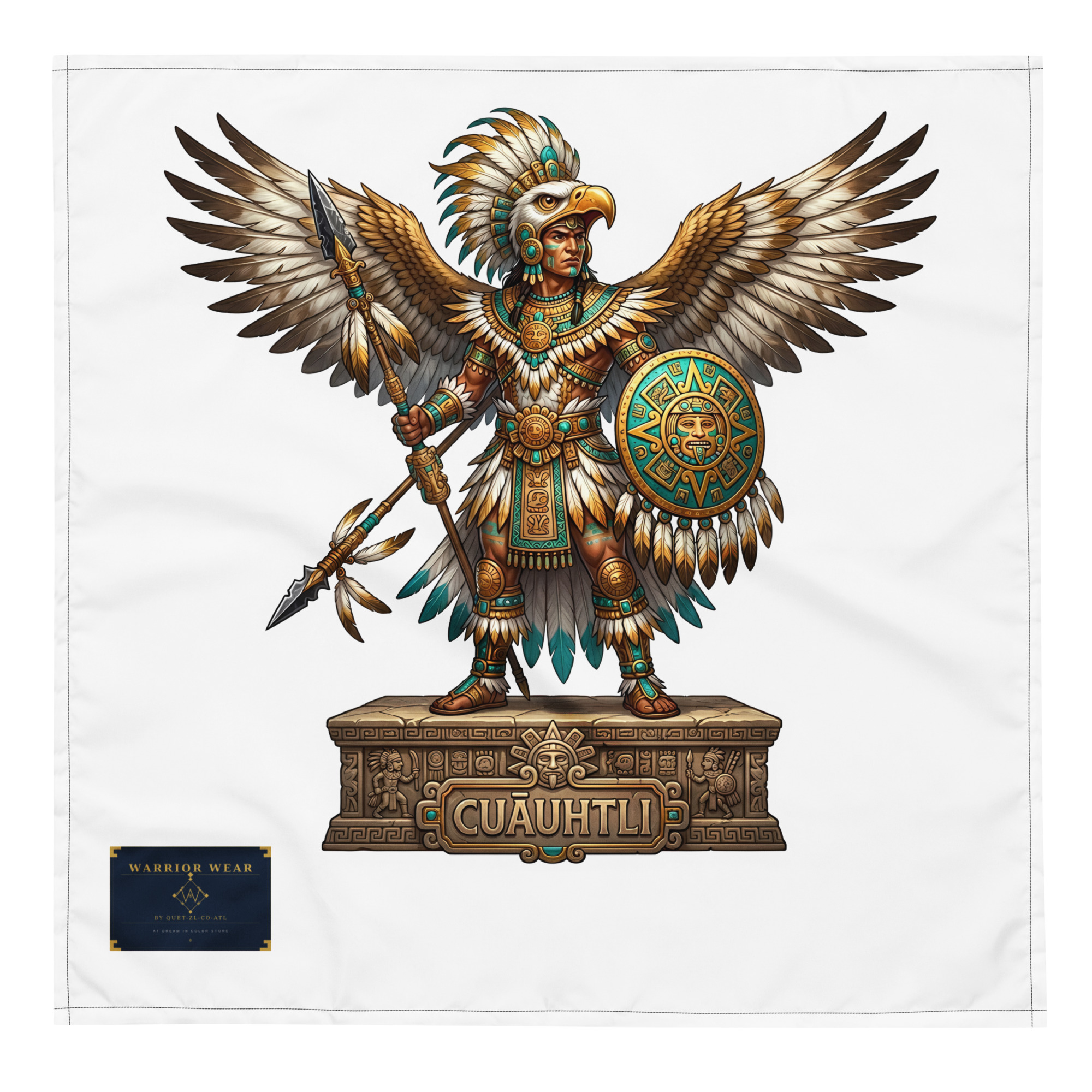 Cuāuhtli — Eagle Warrior Bandana