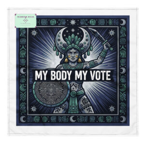 Coyolxāuhqui — My Body My Vote Bandana