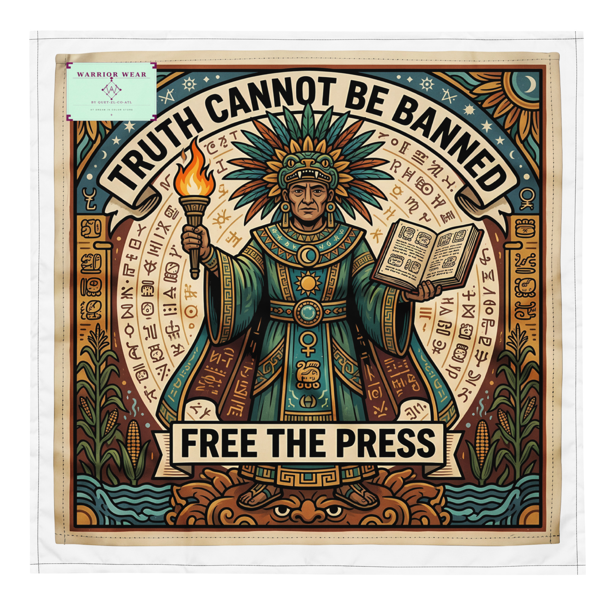 Itzamná — Truth Cannot Be Banned Bandana