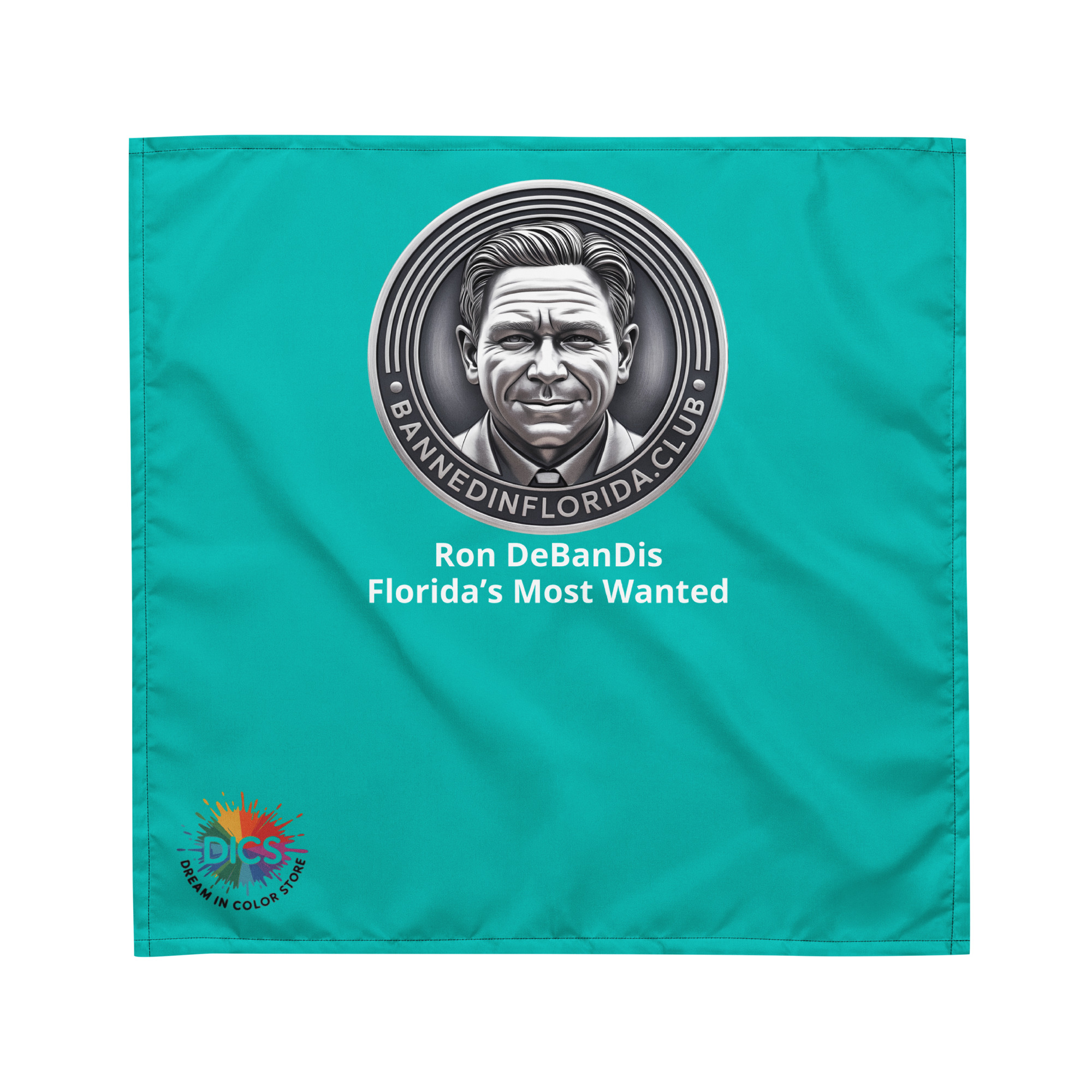 Ron DeBanDis - Florida's Most Wanted BIFC Protest Bandana - Image 3