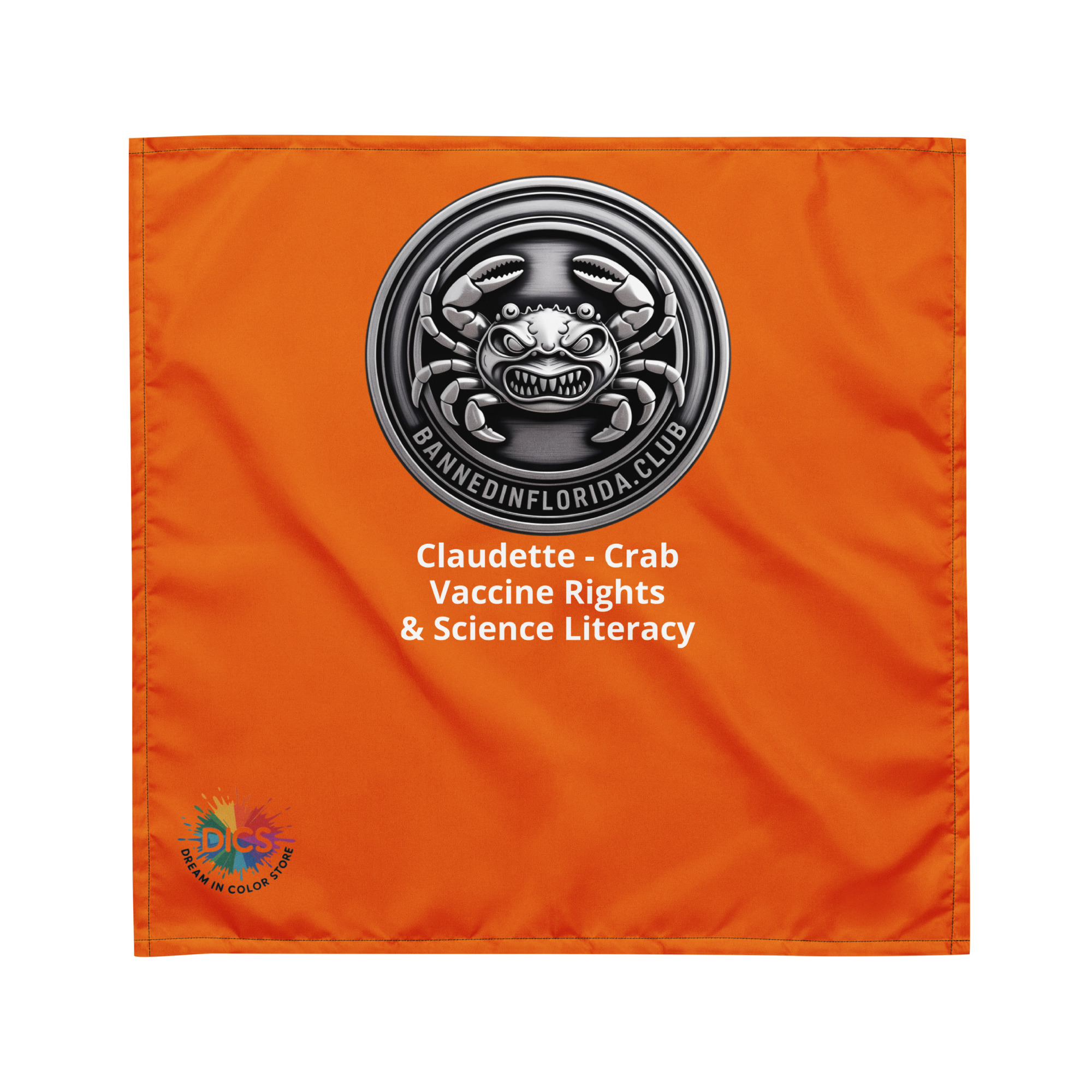 Claudette - Crab (Vaccine Rights & Science Literacy) BIFC Protest Badana - Image 3