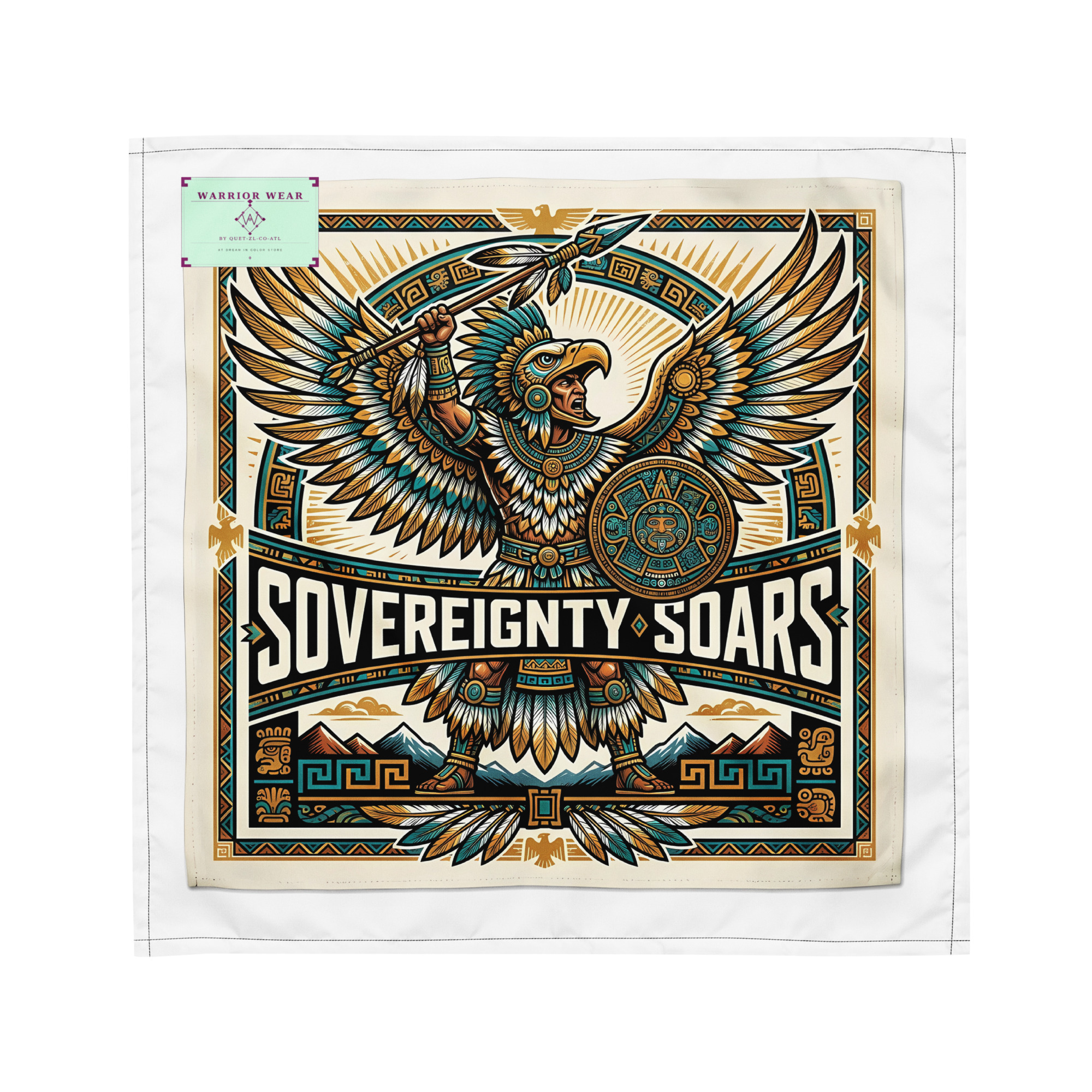 Cuāuhtli — Sovereignty Soars Bandana - Image 3