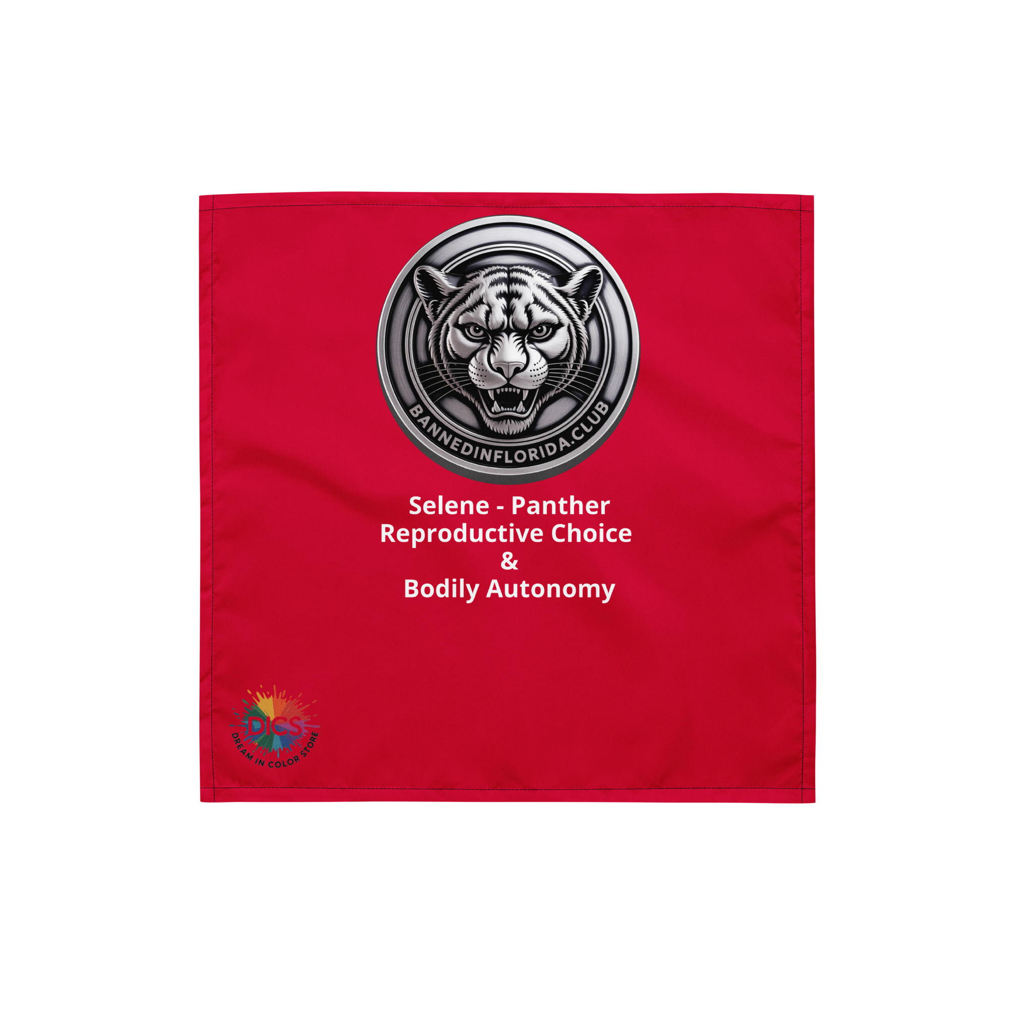 Selene - Panther (Reproductive Rights & Bodily Autonomy) BIFC Protest Bandana - Image 2
