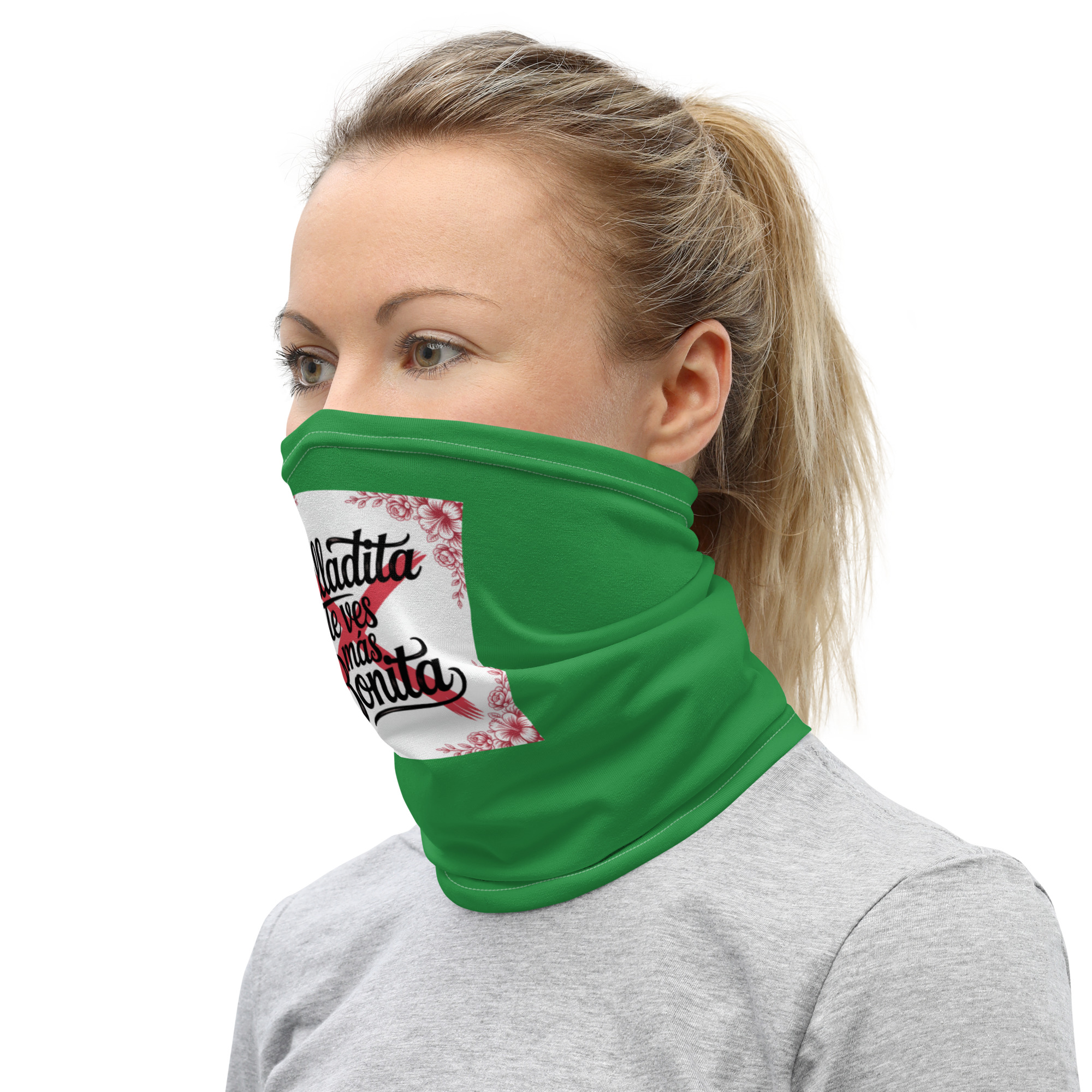 X Calladita te ves mas Bonita - No Me Tapes La Boca Gaiter - Image 3