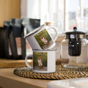 Tin Cup Watchdog #16 – "They Say I Dream Too Big. I Say They Think Too Small." – Enamel Mug