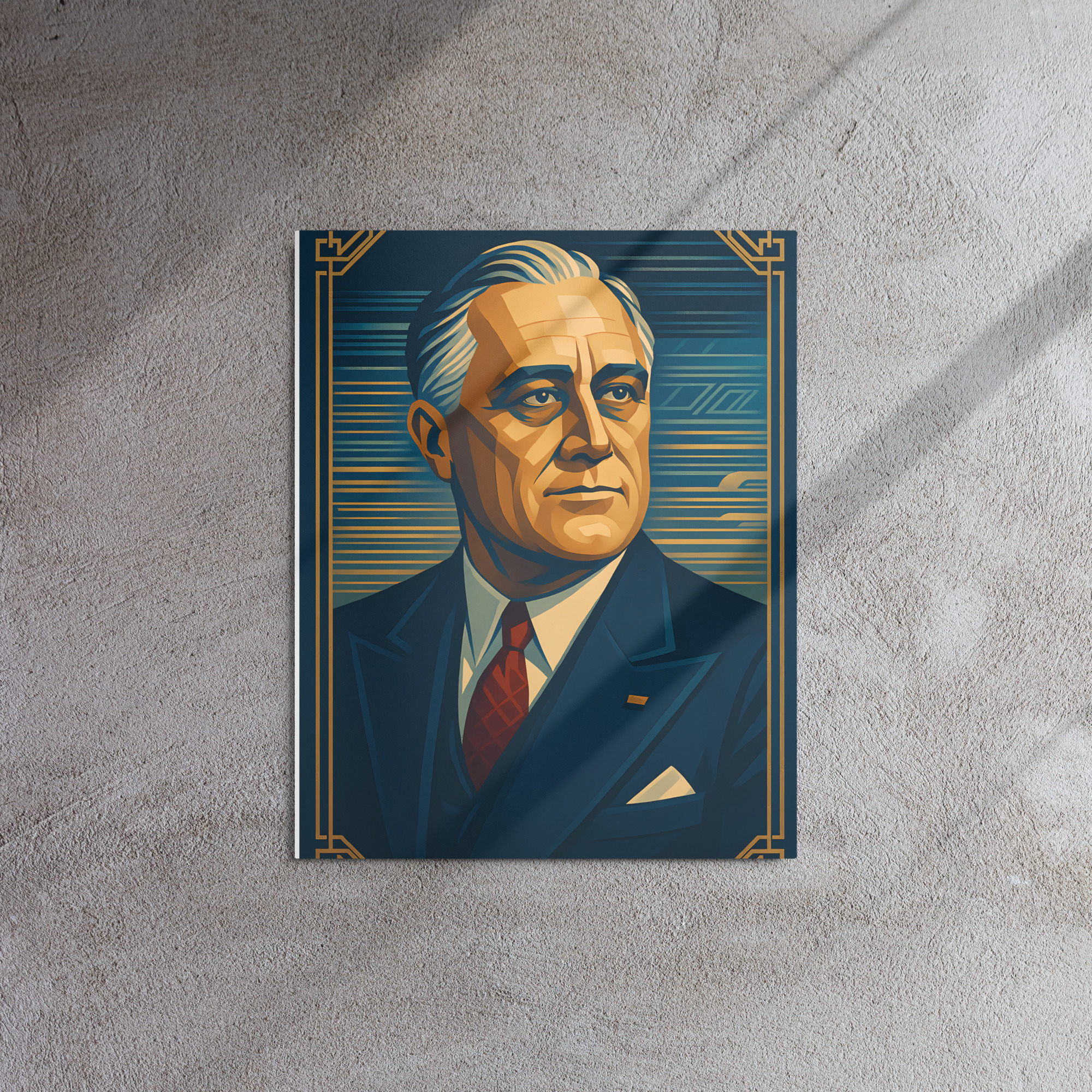 Democracy Defenders - FDR Metal Print - Image 2