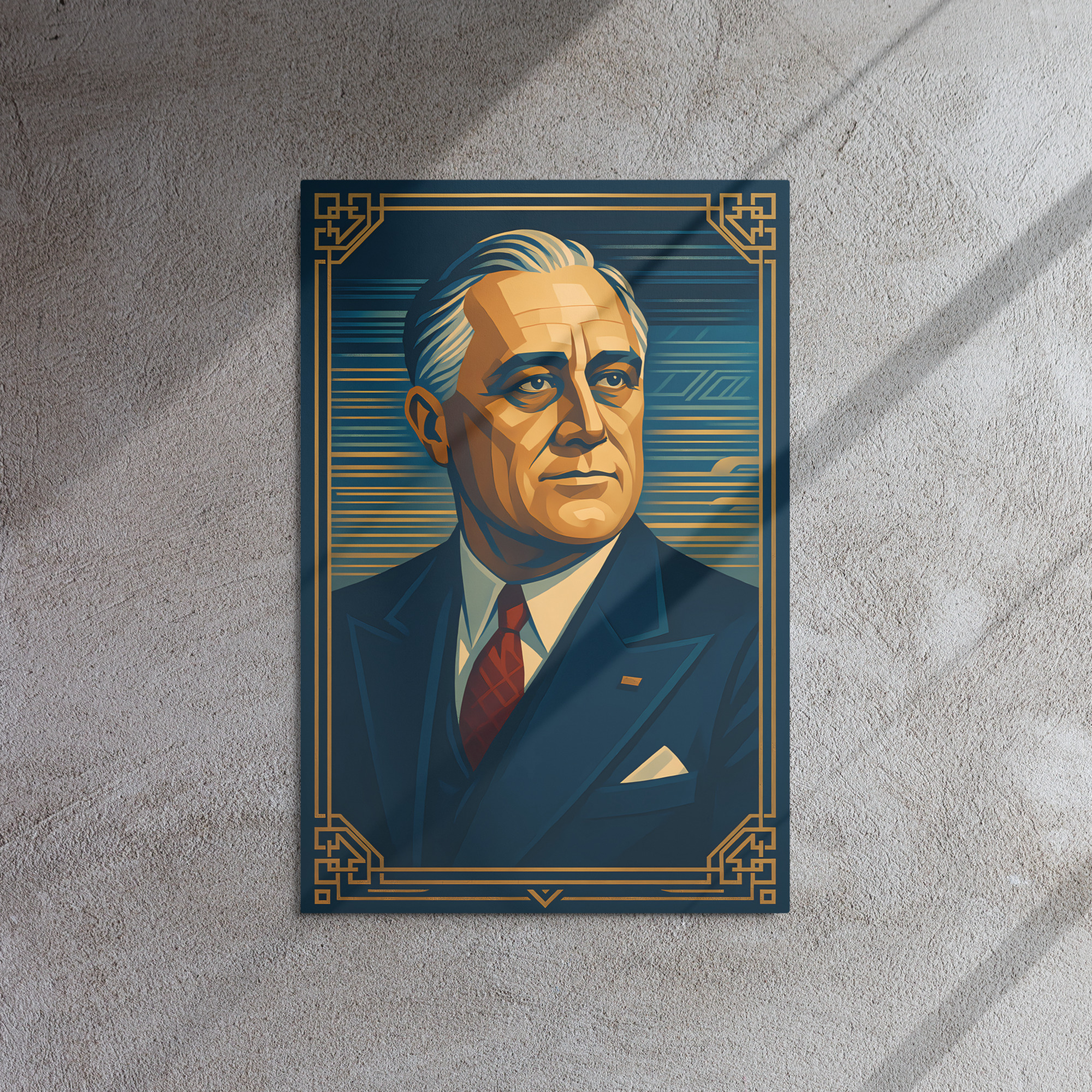 Democracy Defenders - FDR Metal Print - Image 3