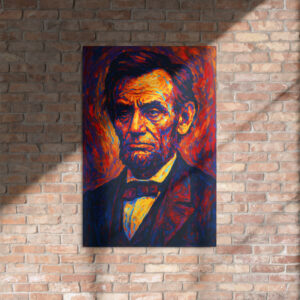Democracy Defenders - Abe Lincoln Metal Print