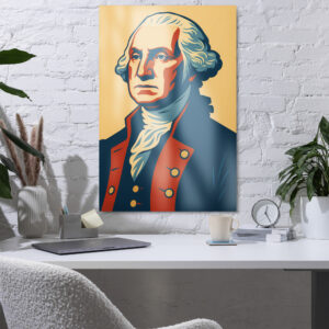 Democracy Defenders - George Washington Metal Print