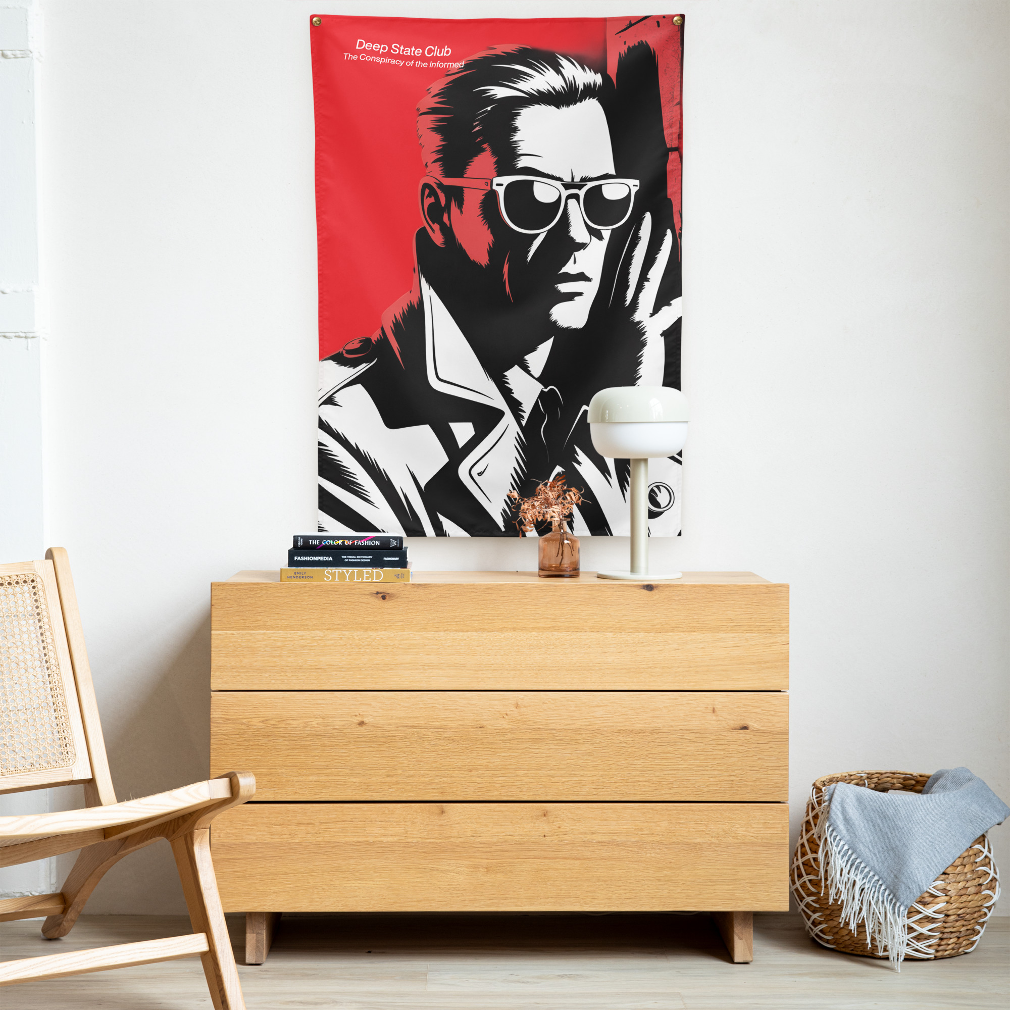 The Approach - The Conspiracy of the Informed - Deep State Club Indoor wall tapestry