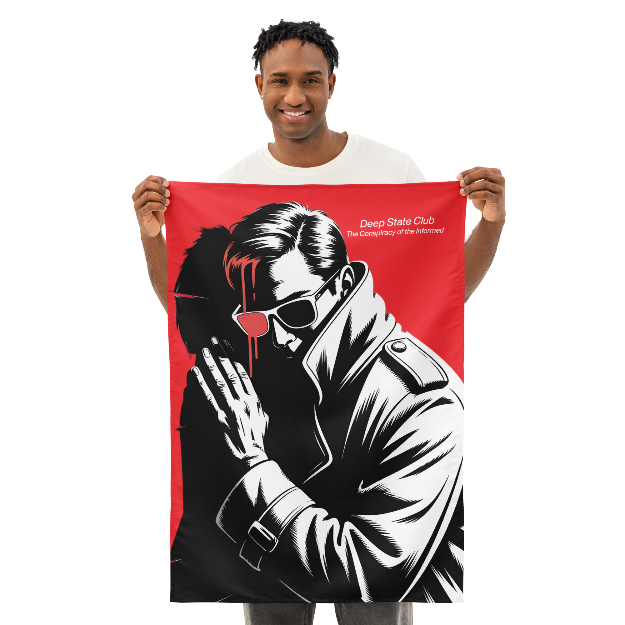 The Wound - The Conspiracy of the Informed - Deep State Club - Indoor wall tapestry