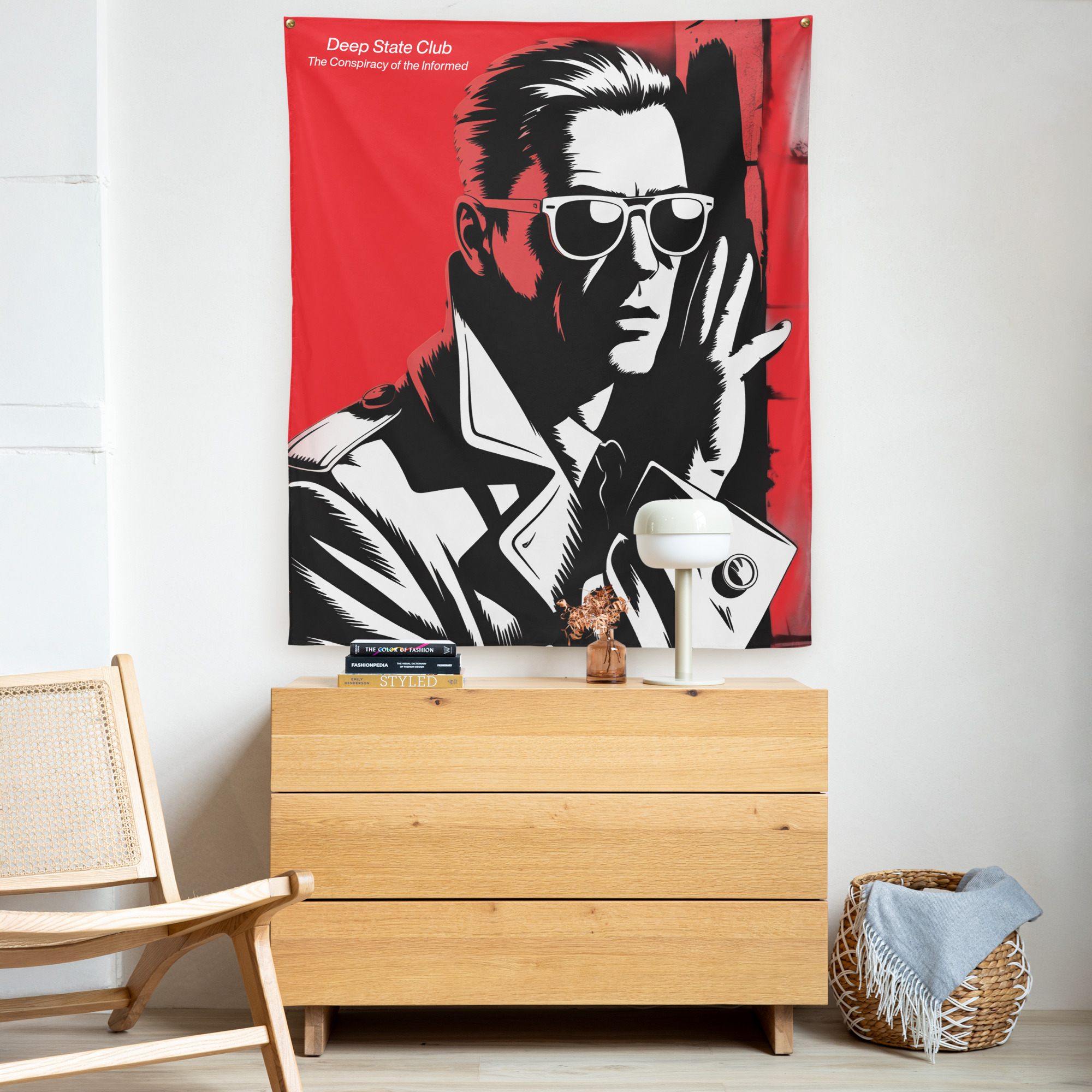 The Approach - The Conspiracy of the Informed - Deep State Club Indoor wall tapestry - Image 2