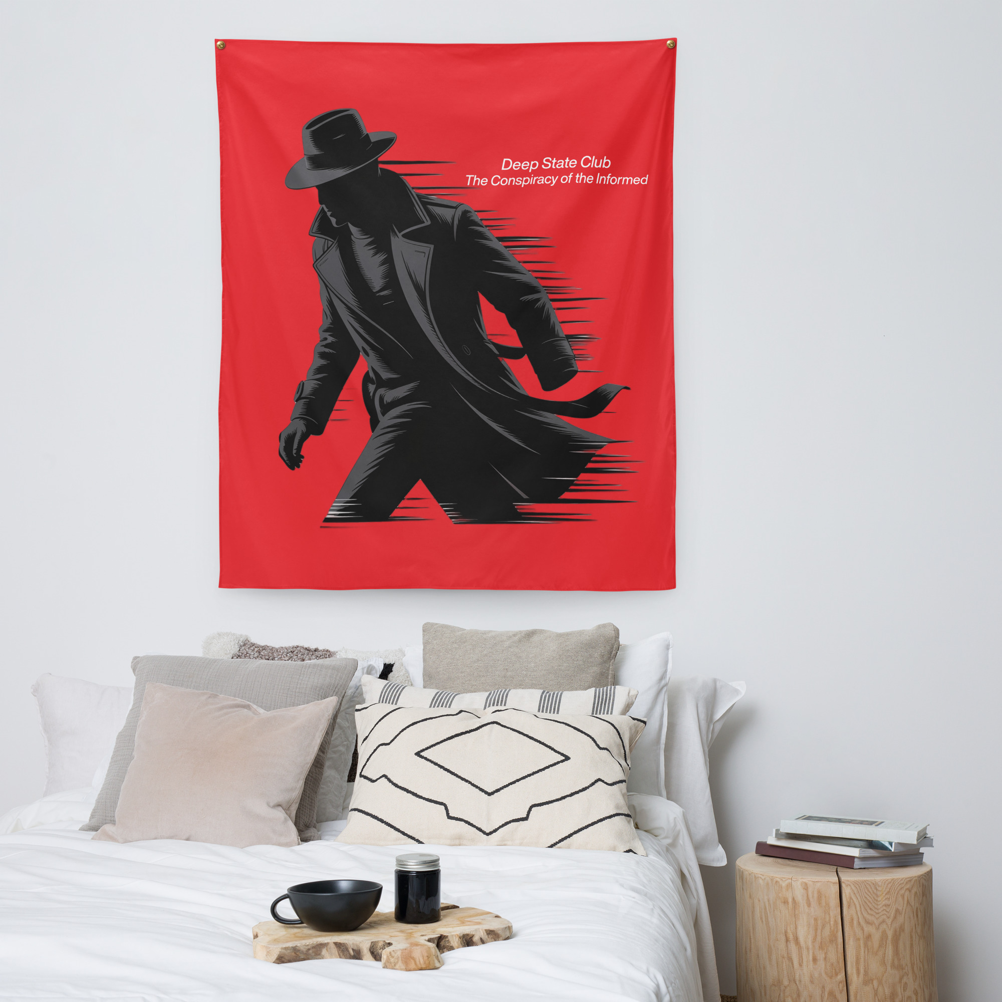 The Exit - The Conspiracy of the Informed - Deep State Club - Indoor wall tapestry - Image 2